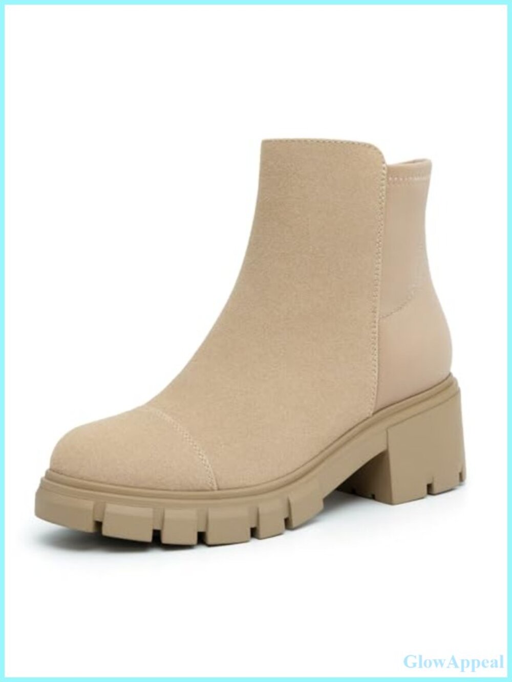 Women's Chunky Heel Slip On Chelsea Ankle Booties